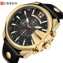 CURREN 8176 Relogio Masculino  Men Watches 2016 Top Luxury Popular Brand Watch Man Quartz Gold Watches Men Clock Men's Watch